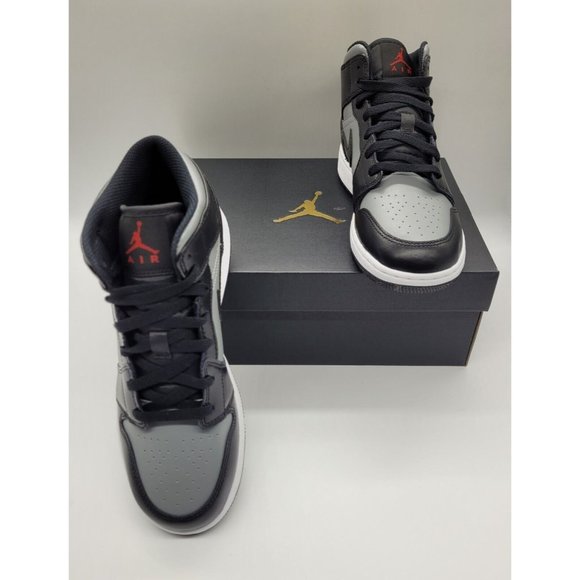 Jordan 1 Mid 'Shadow' (GS) 554725-096 - Picture 5 of 11